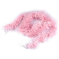 Feather boa 25 g length 2m - Powder (1 Piece)