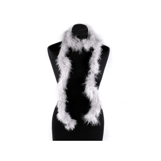 Feather boa 25 g length 2m - Black (1 Piece) Feather boa 25 g length 2m - Black (1 Piece)