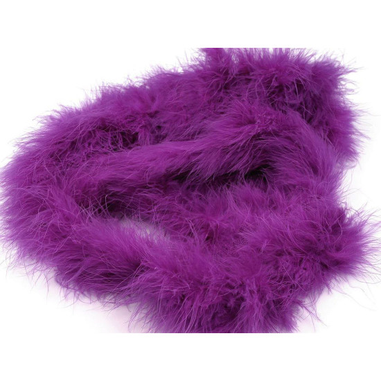 Feather boa 25 g length 2m - Black (1 Piece) Feather boa 25 g length 2m - Black (1 Piece)