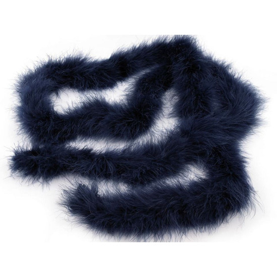 Feather boa 25 g length 2m - Black (1 Piece) Feather boa 25 g length 2m - Black (1 Piece)