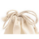 Drawstring linen gift bag 19x28 cm - Ecru light (4 Pieces) Drawstring linen gift bag 19x28 cm - Ecru light (4 Pieces)