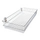 Koszyk metalowy 40x90 cm do zawieszenia - Srebrny (10 Sztuki) Koszyk metalowy 40x90 cm do zawieszenia - Srebrny (10 Sztuki)