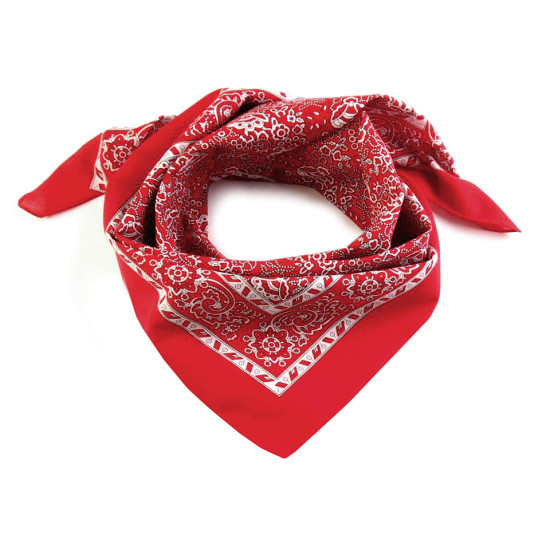 Bufanda de algodón 70x70 cm estampado cachemir - Rojo claro (8 Piezas) Bufanda de algodón 70x70 cm estampado cachemir - Rojo claro (8 Piezas)