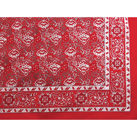 Bufanda de algodón 70x70 cm estampado cachemir - Rojo claro (8 Piezas) Bufanda de algodón 70x70 cm estampado cachemir - Rojo claro (8 Piezas)