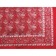 Bufanda de algodón 70x70 cm estampado cachemir - Rojo claro (8 Piezas) Bufanda de algodón 70x70 cm estampado cachemir - Rojo claro (8 Piezas)