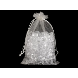 Woreczek podarunkowy 14x21 cm organza - White (10 Sztuki)