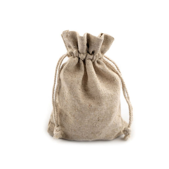 Bolsa de regalo de lino 10x14 cm - Arpillera natural (10 Piezas) Bolsa de regalo de lino 10x14 cm - Arpillera natural (10 Piezas)