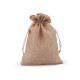 Drawstring pouch bag 12.5x17.5 cm imitation jute 2nd quality - Medium brown (50 Pieces) Drawstring pouch bag 12.5x17.5 cm imitation jute 2nd quality - Medium brown (50 Pieces)