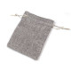 Drawstring pouch bag 12.5x17.5 cm imitation jute 2nd quality - Medium brown (50 Pieces) Drawstring pouch bag 12.5x17.5 cm imitation jute 2nd quality - Medium brown (50 Pieces)