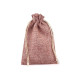 Drawstring pouch bag 12.5x17.5 cm imitation jute 2nd quality - Medium brown (50 Pieces) Drawstring pouch bag 12.5x17.5 cm imitation jute 2nd quality - Medium brown (50 Pieces)