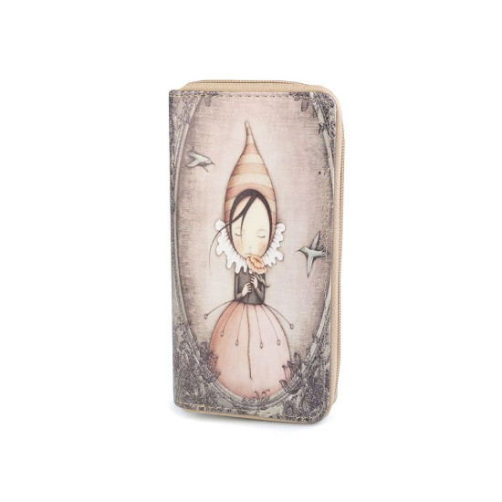 Dámska peňaženka 10x19 cm - Ecru (1 Kus) Dámska peňaženka 10x19 cm - Ecru (1 Kus)