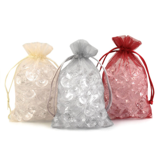 Woreczek podarunkowy 10x15 cm organza - Niebieski kobaltowy (10 Sztuki) Woreczek podarunkowy 10x15 cm organza - Niebieski kobaltowy (10 Sztuki)