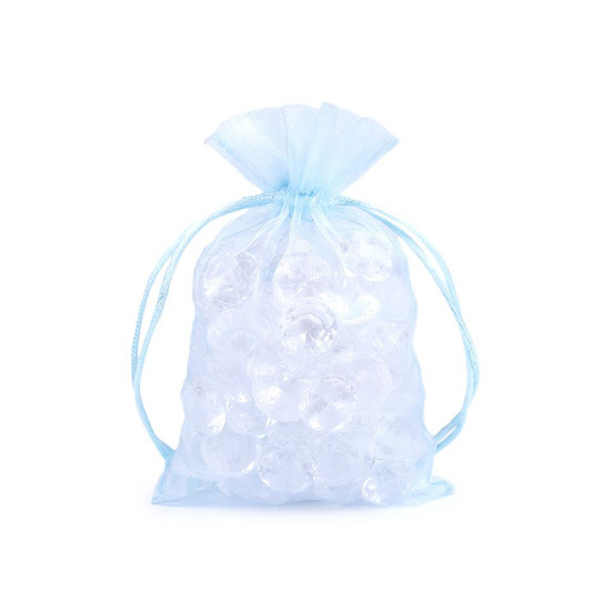 Woreczek podarunkowy 10x15 cm organza - Niebieski kobaltowy (10 Sztuki) Woreczek podarunkowy 10x15 cm organza - Niebieski kobaltowy (10 Sztuki)