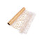 Christmas / wedding organza fabric with metallic printing width 36 cm - Gold (1 Meter)