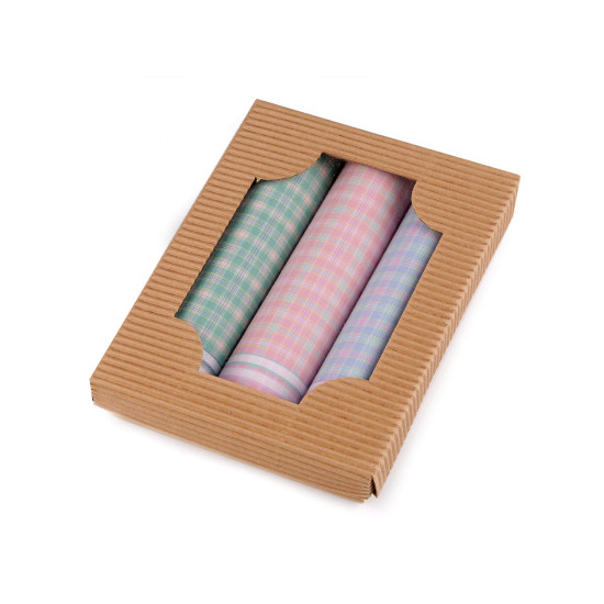 Ladies handkerchiefs / gift box set - Random mix of colours and desi (1 Box) Ladies handkerchiefs / gift box set - Random mix of colours and desi (1 Box)