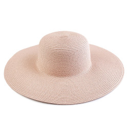 Ladies summer hat unfinished for diy - Powder (1 Piece)