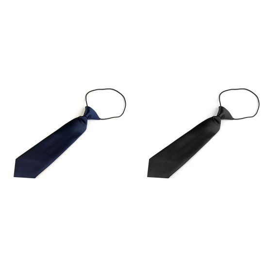 Krawat dziecięcy 7x27 cm - Czarny (4 Sztuki) Krawat dziecięcy 7x27 cm - Czarny (4 Sztuki)
