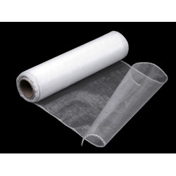 Organza szerokość 21 cm - White (9 Metry)