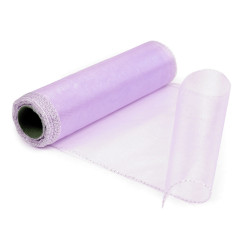Organza szerokość 21 cm - Lila (9 Metry)