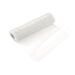 Organza szerokość 21 cm - Kremowa najjaśni (9 Metry)