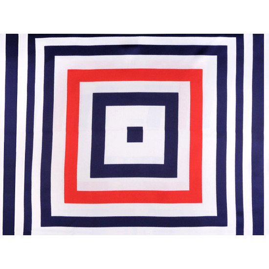 Saténový šátek 60x60 cm - Modrá berlínská (1 Kus) Saténový šátek 60x60 cm - Modrá berlínská (1 Kus)