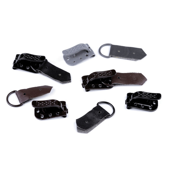 Keski - zapięcia do kożucha i futra 10x50 mm - Czarny (5 Pary) Keski - zapięcia do kożucha i futra 10x50 mm - Czarny (5 Pary)