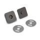 Zapięcie magnetyczne 18x18mm kwadrat - Złoty (5 Zestawy) Zapięcie magnetyczne 18x18mm kwadrat - Złoty (5 Zestawy)