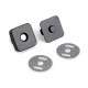 Zapięcie magnetyczne 18x18mm kwadrat - Złoty (5 Zestawy) Zapięcie magnetyczne 18x18mm kwadrat - Złoty (5 Zestawy)