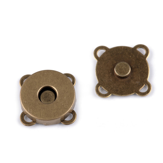 Zapięcie magnetyczne do przyszycia ø18 mm - Różowozłota (5 Zestawy) Zapięcie magnetyczne do przyszycia ø18 mm - Różowozłota (5 Zestawy)