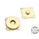Zapięcie magnetyczne do przyszycia ø18 mm - Różowozłota (5 Zestawy) Zapięcie magnetyczne do przyszycia ø18 mm - Różowozłota (5 Zestawy)