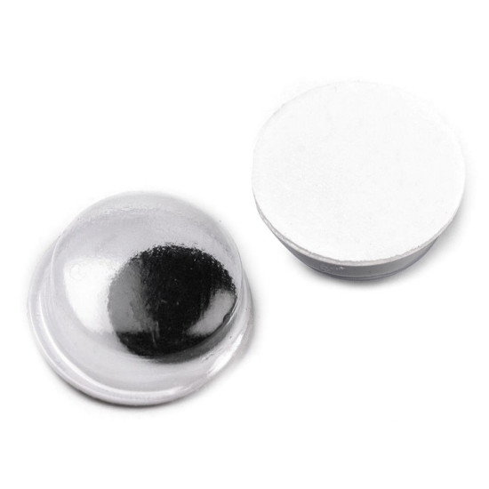 Wiggle eyes self-adhesive ø15 mm - As pictured (2000 Pieces)