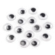 Wiggle eyes self-adhesive ø15 mm - As pictured (2000 Pieces)