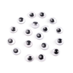 Oczy samoprzylepne ø6 mm - Zobacz zdjęcie (1000 Sztuki)