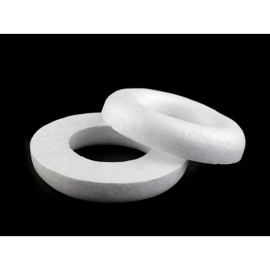 Wieniec styropianowy ø14,5 cm ścięty - White (1 Sztuka)
