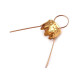 Christmas ball bauble ornament cap with spring wire hangers - Silver (100 Pieces) Christmas ball bauble ornament cap with spring wire hangers - Silver (100 Pieces)