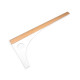 Liniał krawiecki z krzywikiem długość 60 cm, 80 cm - Naturalny średni (1 Sztuka) Liniał krawiecki z krzywikiem długość 60 cm, 80 cm - Naturalny średni (1 Sztuka)