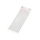 Self adhesive rhinestone crystal star stickers ø10 mm - Medium silver (1 Card) Self adhesive rhinestone crystal star stickers ø10 mm - Medium silver (1 Card)