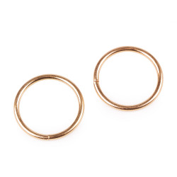 Anello / o-ring, dimensioni: ø 30 mm - Oro rosa (10 Pezzi)