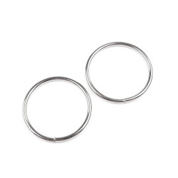 Anello / o-ring, dimensioni: ø 30 mm - Nichel (10 Pezzi)