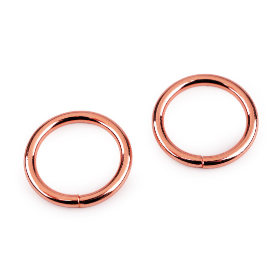 Anello / o-ring, dimensioni: ø 25 mm - Oro rosa (10 Pezzi) Anello / o-ring, dimensioni: ø 25 mm - Oro rosa (10 Pezzi)