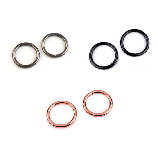 Anello / o-ring, dimensioni: ø 25 mm - Oro rosa (10 Pezzi) Anello / o-ring, dimensioni: ø 25 mm - Oro rosa (10 Pezzi)