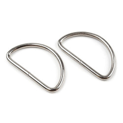Halbring breite 38 mm - Nickel (100 Stücke)