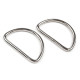 D-ring width 50 mm - Nickel (4 Pieces)