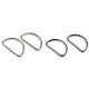 D-ring width 50 mm - Nickel (4 Pieces)