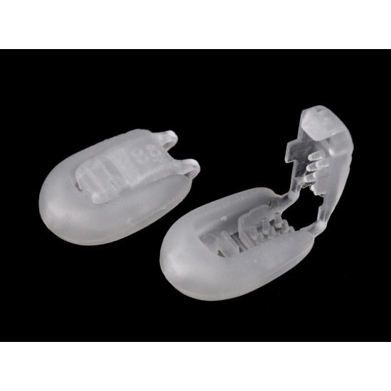 Terminal de plástico para cordón 15x19 mm - Transparente (20 Piezas) Terminal de plástico para cordón 15x19 mm - Transparente (20 Piezas)