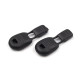 Terminal de plástico para cordón 15x19 mm - Transparente (20 Piezas) Terminal de plástico para cordón 15x19 mm - Transparente (20 Piezas)