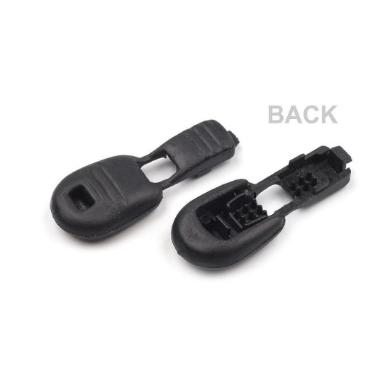 Terminal de plástico para cordón 15x19 mm - Transparente (20 Piezas) Terminal de plástico para cordón 15x19 mm - Transparente (20 Piezas)