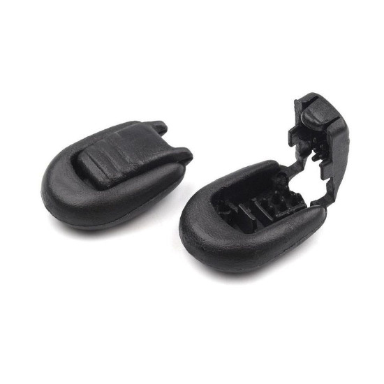 Terminal de plástico para cordón 15x19 mm - Transparente (20 Piezas) Terminal de plástico para cordón 15x19 mm - Transparente (20 Piezas)