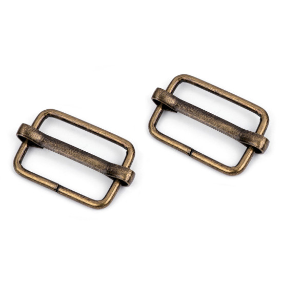 Adjustable slide buckle width 20 mm for webbing - Black varnish (300 Pieces) Adjustable slide buckle width 20 mm for webbing - Black varnish (300 Pieces)