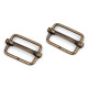 Adjustable slide buckle width 20 mm for webbing - Black varnish (300 Pieces) Adjustable slide buckle width 20 mm for webbing - Black varnish (300 Pieces)